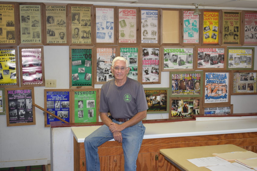 Doug Johnson has been working at the Neshoba County Fairgrounds for nearly 45 years. He is retiring as Fair manager in January.